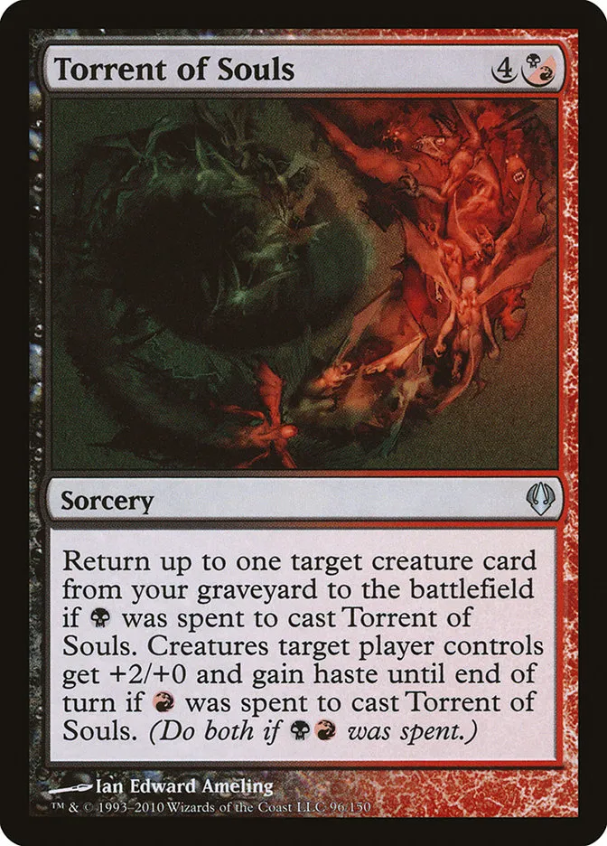 2010 Archenemy Torrent of Souls #96 uncommon card image