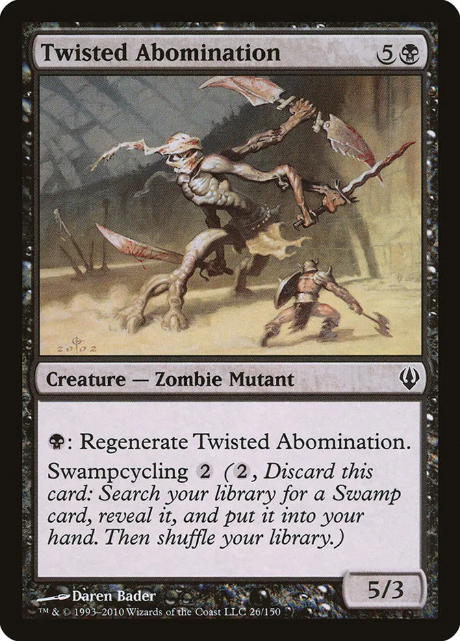 2010 Archenemy Twisted Abomination common #26 common card image