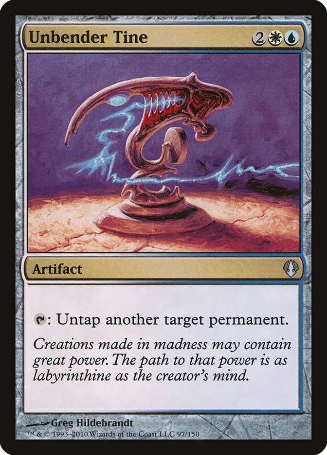 2010 Archenemy Unbender Tine #97 uncommon card image