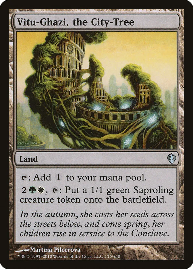 2010 Archenemy Vitu-Ghazi, the City-Tree #136 uncommon card image