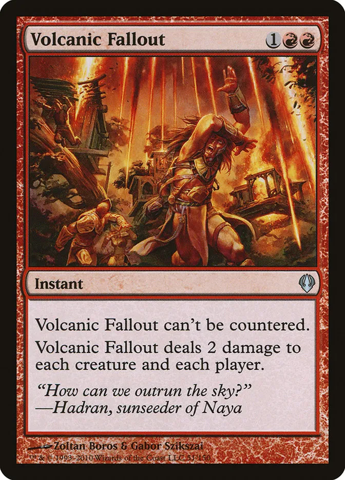 2010 Archenemy Volcanic Fallout uncommon #51 uncommon card image