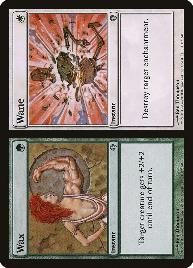 2010 Archenemy Wax // Wane uncommon #101 uncommon card image