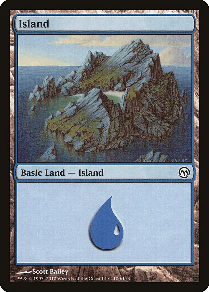 2010 Duels of the Planeswalkers Island #100 common card image