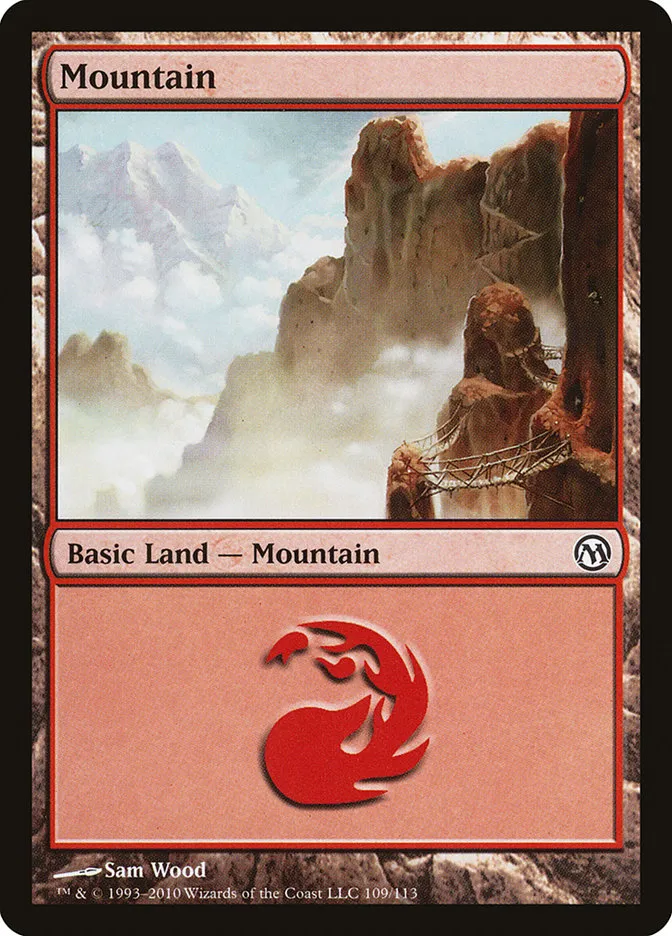 2010 Duels of the Planeswalkers Mountain #109 common card image