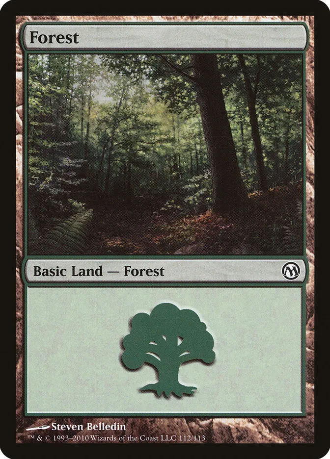 2010 Duels of the Planeswalkers Forest #112 common card image