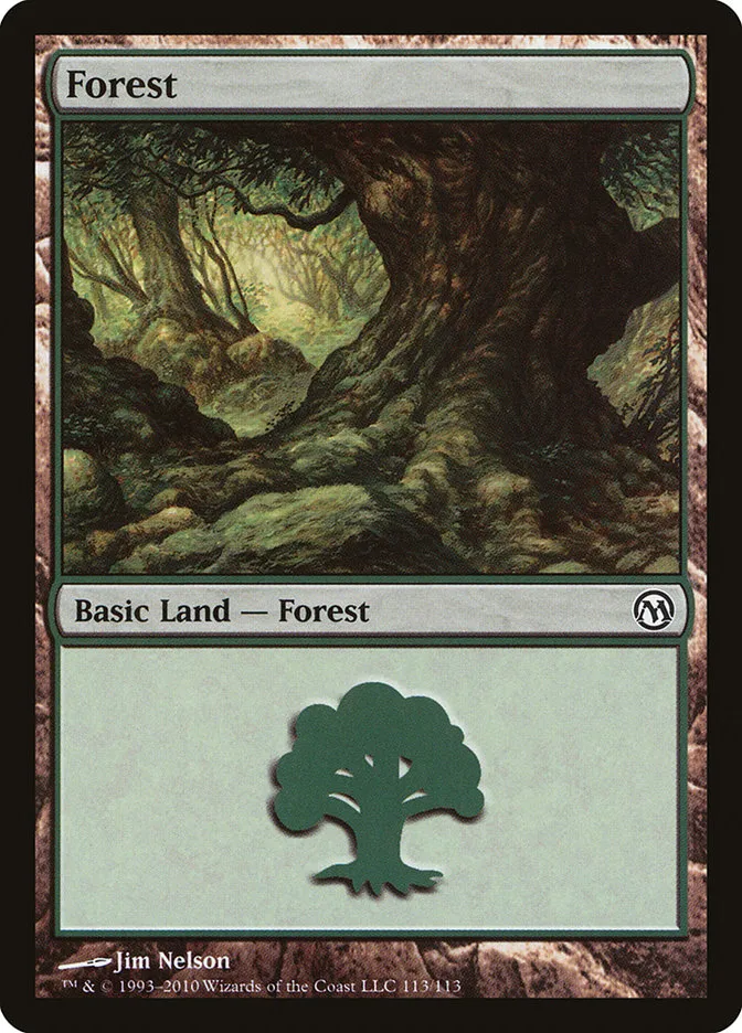 2010 Duels of the Planeswalkers Forest #113 common card image