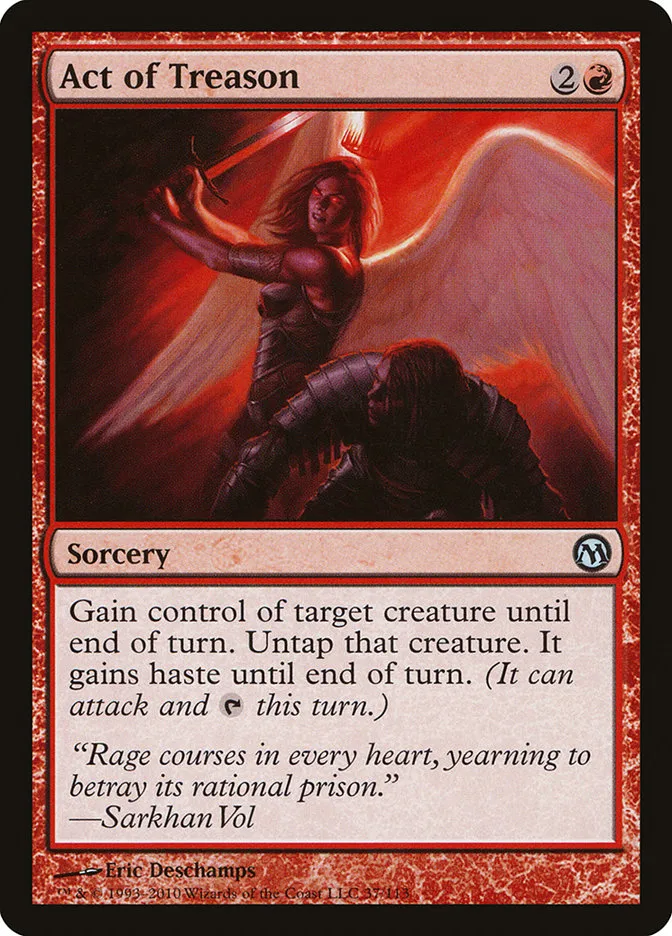 2010 Duels of the Planeswalkers Act of Treason #37 uncommon card image