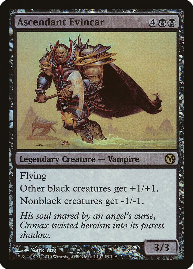 2010 Duels of the Planeswalkers Ascendant Evincar #19 rare card image