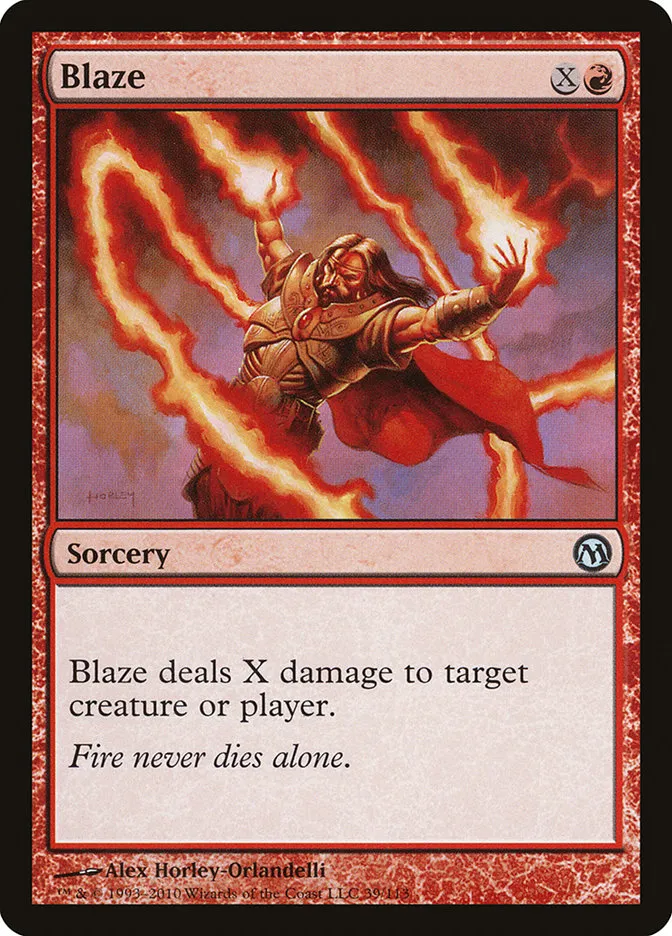 2010 Duels of the Planeswalkers Blaze #39 uncommon card image