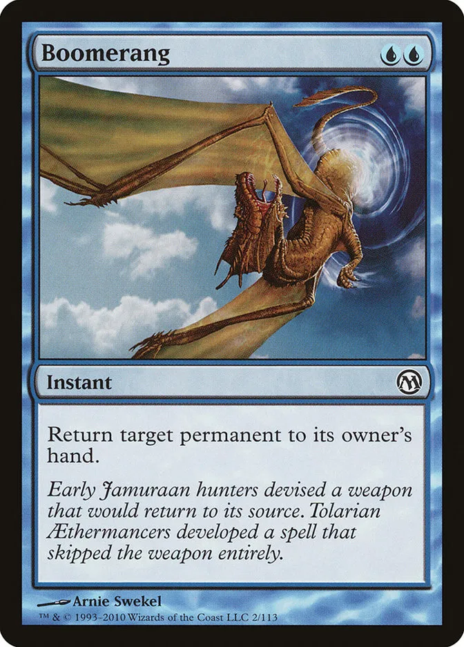 2010 Duels of the Planeswalkers Boomerang #2 common card image