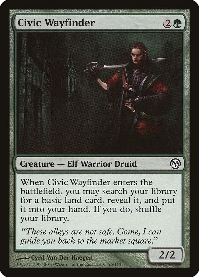 2010 Duels of the Planeswalkers Civic Wayfinder #56 common card image