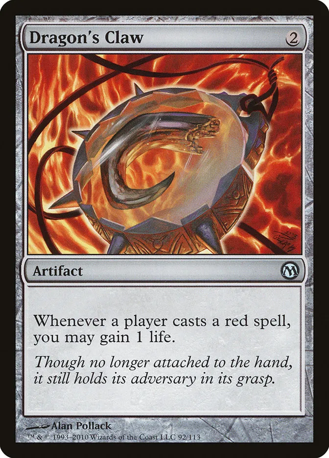 2010 Duels of the Planeswalkers Dragon's Claw #92 uncommon card image