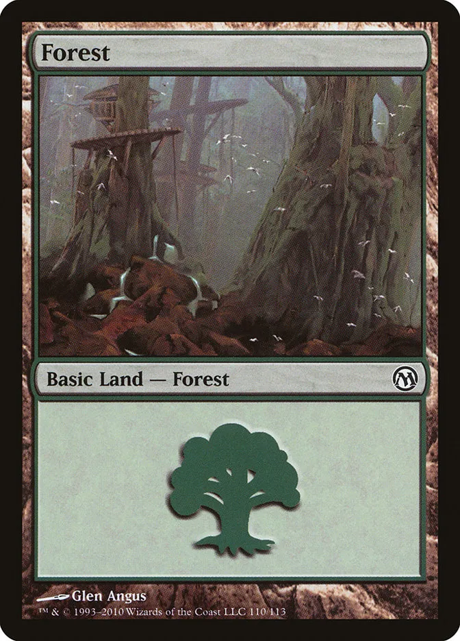 2010 Duels of the Planeswalkers Forest #110 common card image