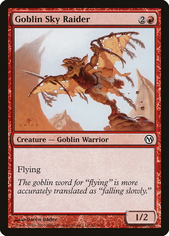 2010 Duels of the Planeswalkers Goblin Sky Raider #46 common card image