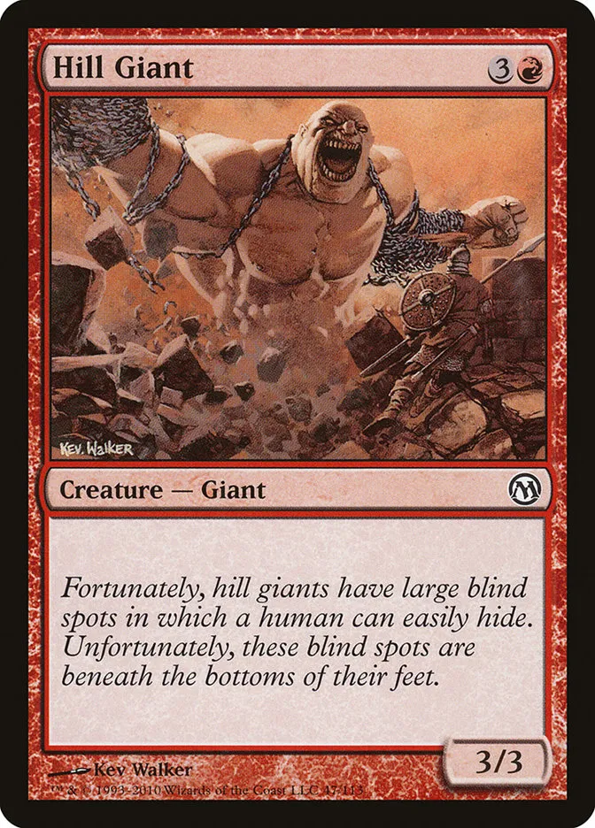 2010 Duels of the Planeswalkers Hill Giant #47 common card image