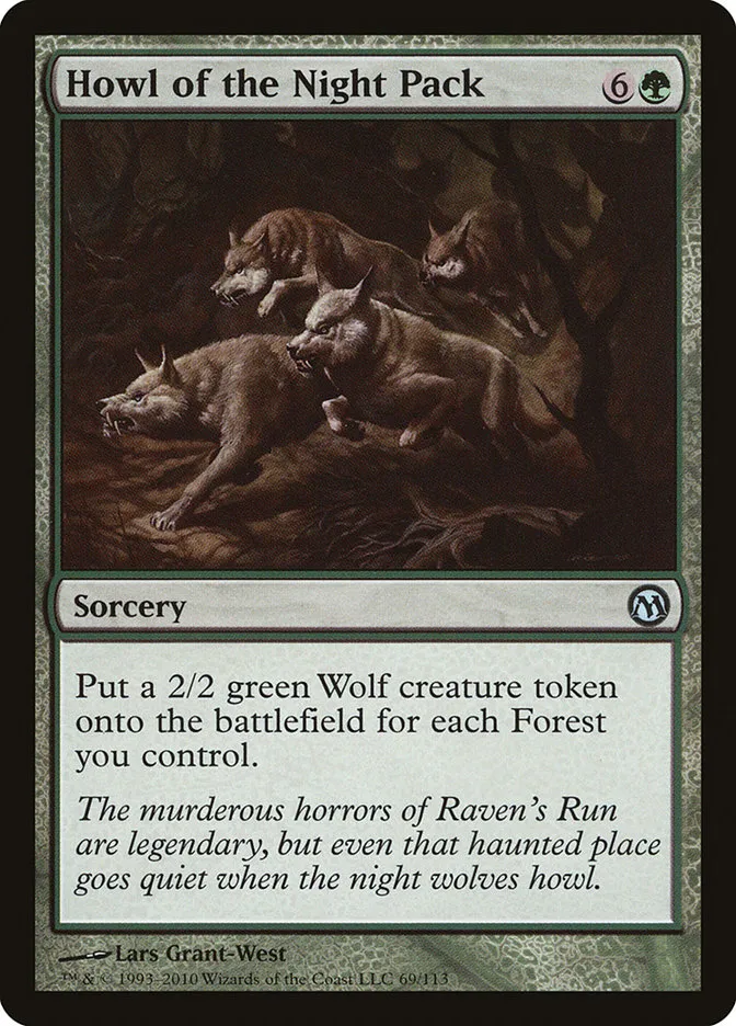 2010 Duels of the Planeswalkers Howl of the Night Pack #69 uncommon card image