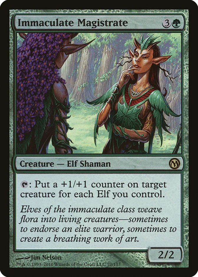 2010 Duels of the Planeswalkers Immaculate Magistrate #70 rare card image