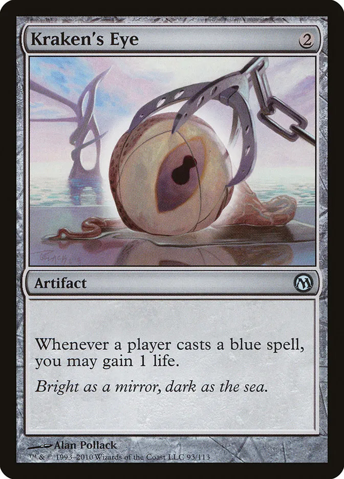 2010 Duels of the Planeswalkers Kraken's Eye #93 uncommon card image