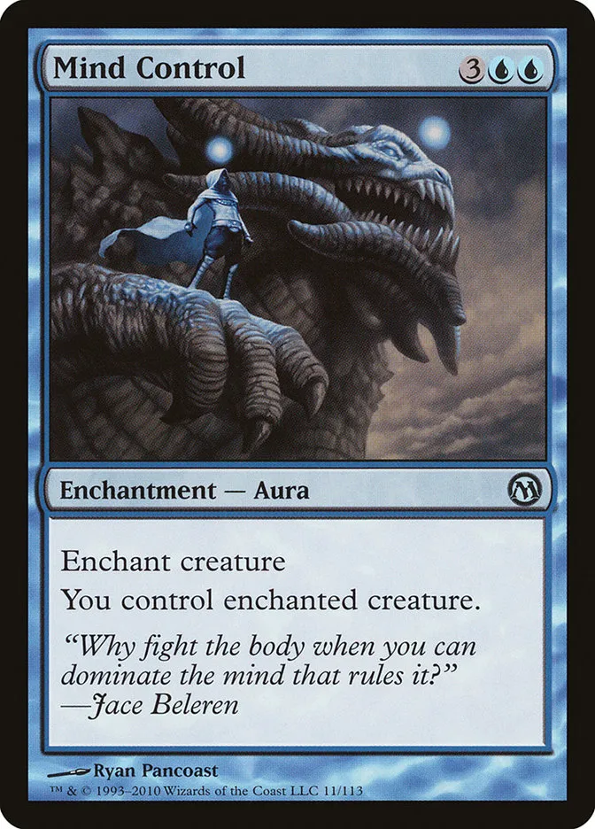 2010 Duels of the Planeswalkers Mind Control #11 uncommon card image