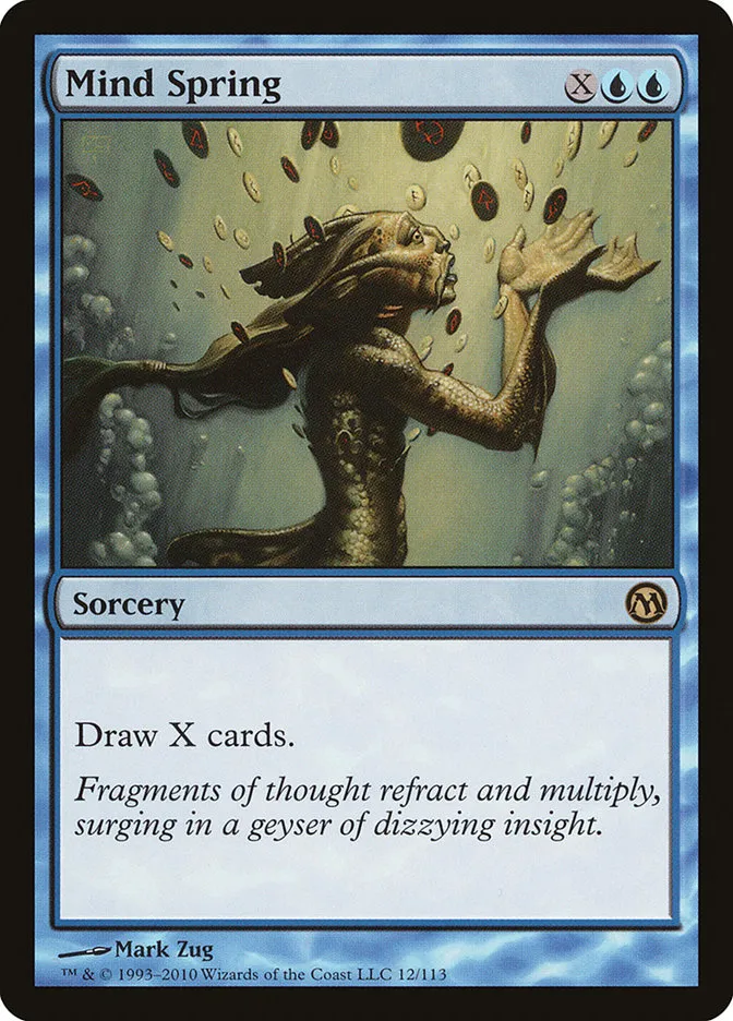 2010 Duels of the Planeswalkers Mind Spring #12 rare card image