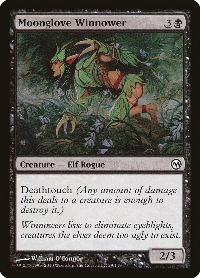 2010 Duels of the Planeswalkers Moonglove Winnower #29 common card image