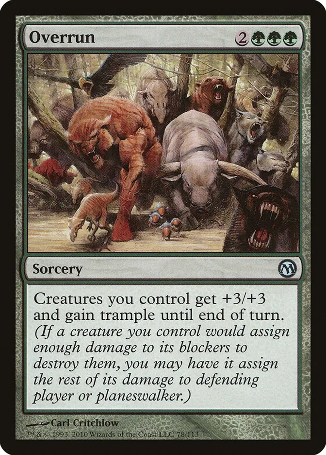 2010 Duels of the Planeswalkers Overrun #78 uncommon card image