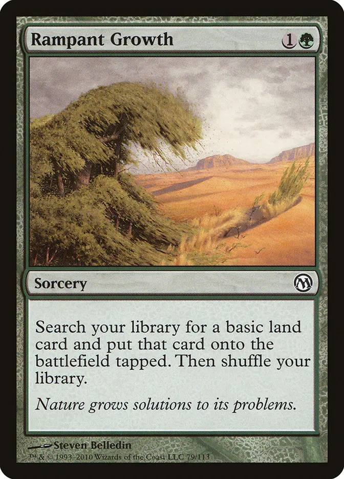 2010 Duels of the Planeswalkers Rampant Growth #79 common card image