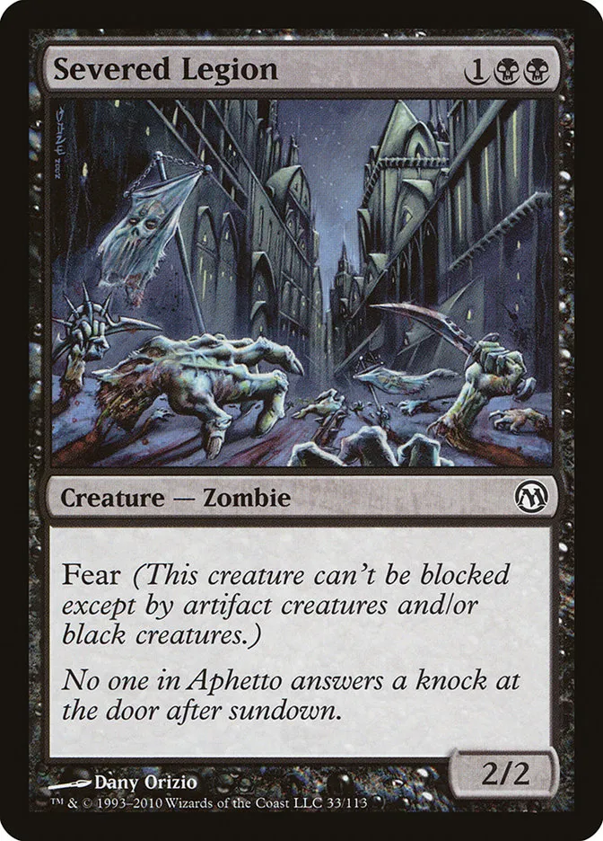 2010 Duels of the Planeswalkers Severed Legion #33 common card image