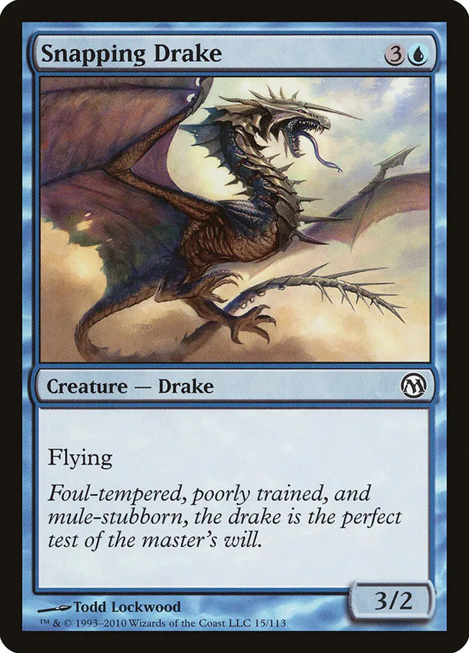 2010 Duels of the Planeswalkers Snapping Drake #15 common card image