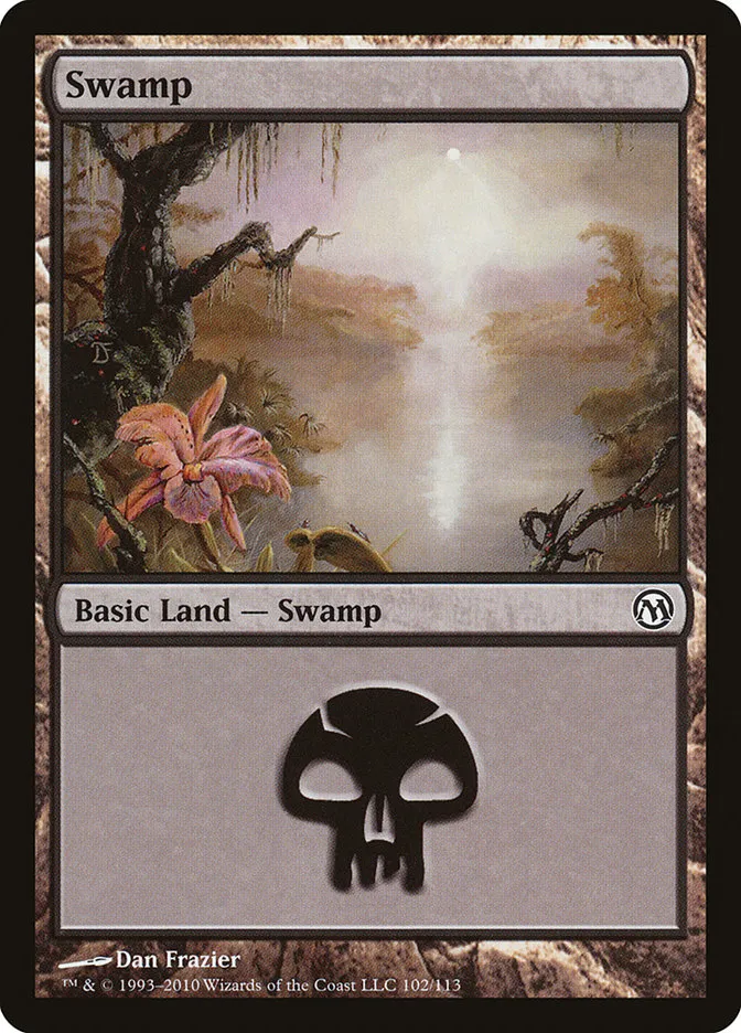 2010 Duels of the Planeswalkers Swamp #102 common card image