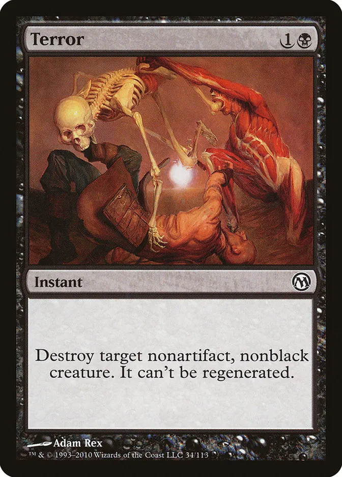 2010 Duels of the Planeswalkers Terror #34 common card image