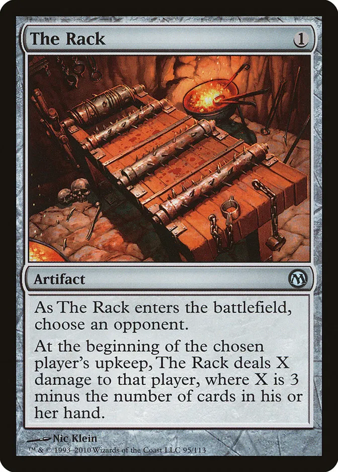 2010 Duels of the Planeswalkers The Rack #95 uncommon card image