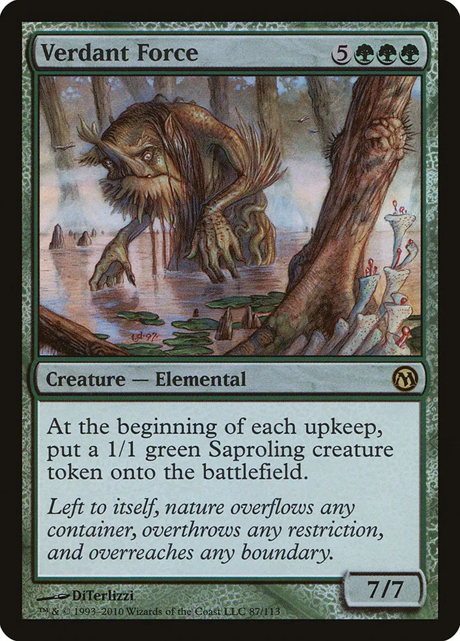 2010 Duels of the Planeswalkers Verdant Force #87 rare card image