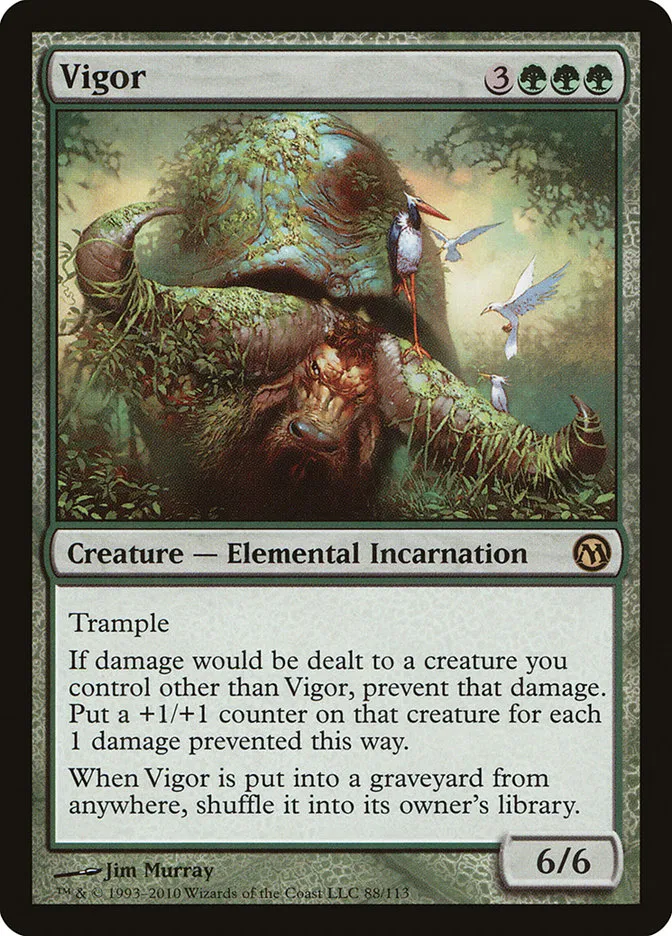 2010 Duels of the Planeswalkers Vigor #88 rare card image