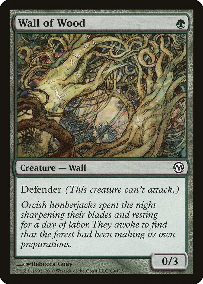 2010 Duels of the Planeswalkers Wall of Wood #89 common card image