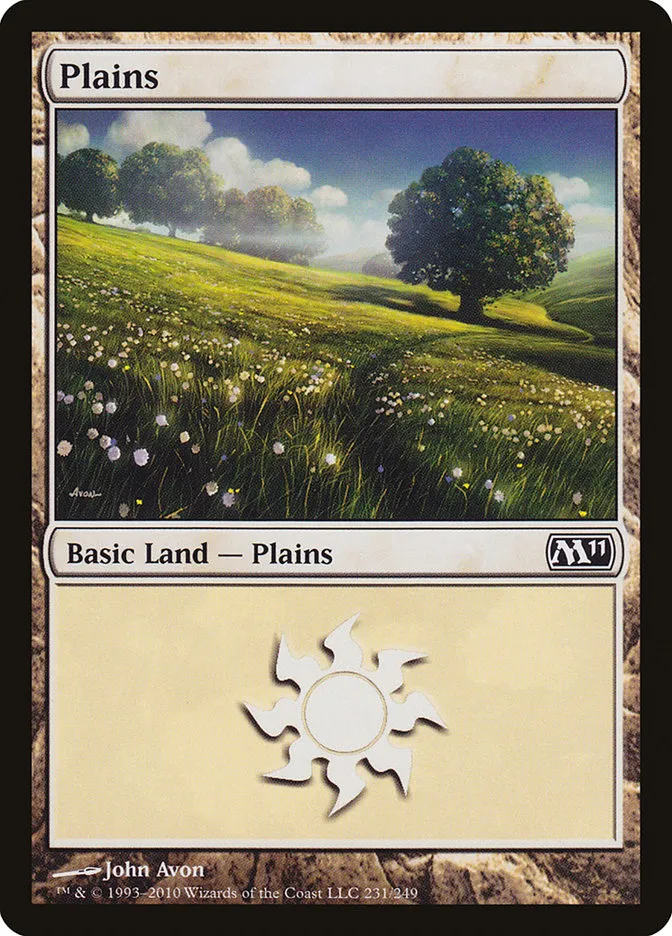 2010 Magic 2011 Plains common #231 common card image