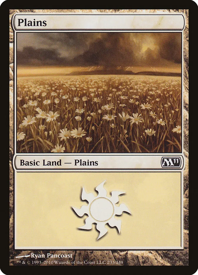 2010 Magic 2011 Plains common #233 common card image