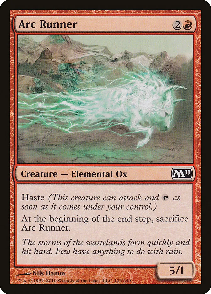 2010 Magic 2011 Arc Runner common #123 common card image