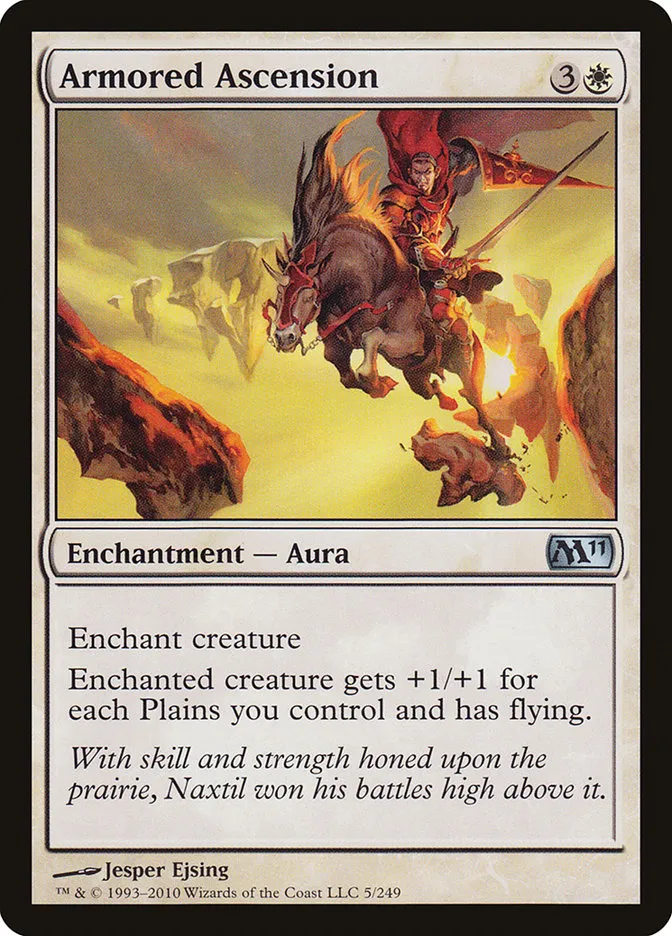 2010 Magic 2011 Armored Ascension #5 uncommon card image