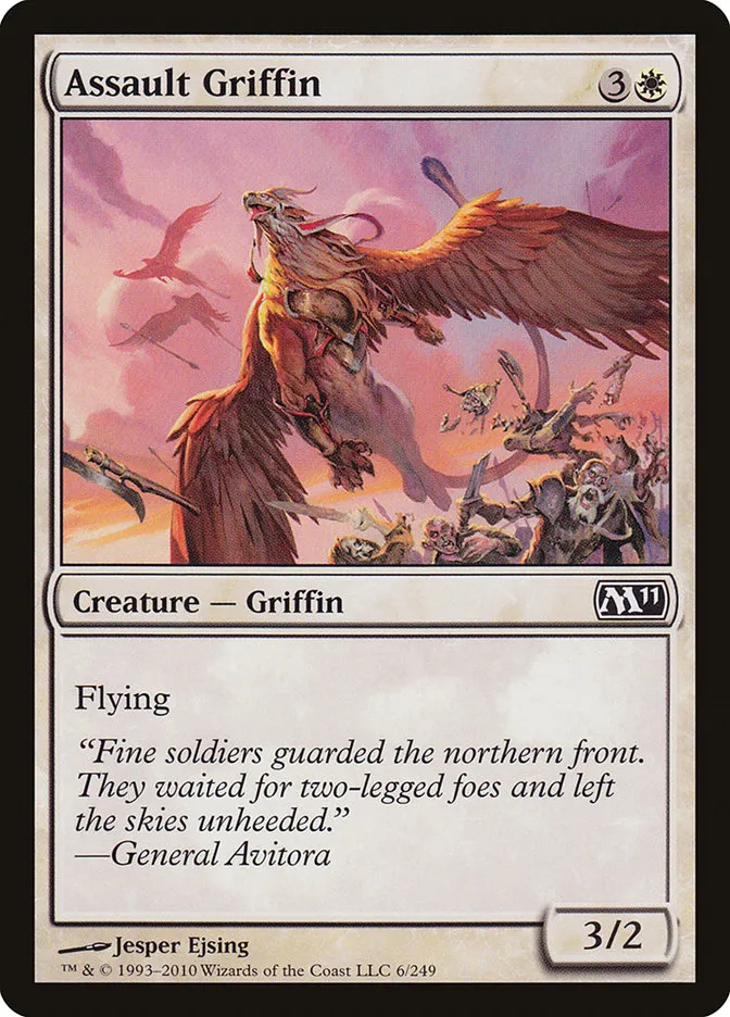 2010 Magic 2011 Assault Griffin common #6 common card image