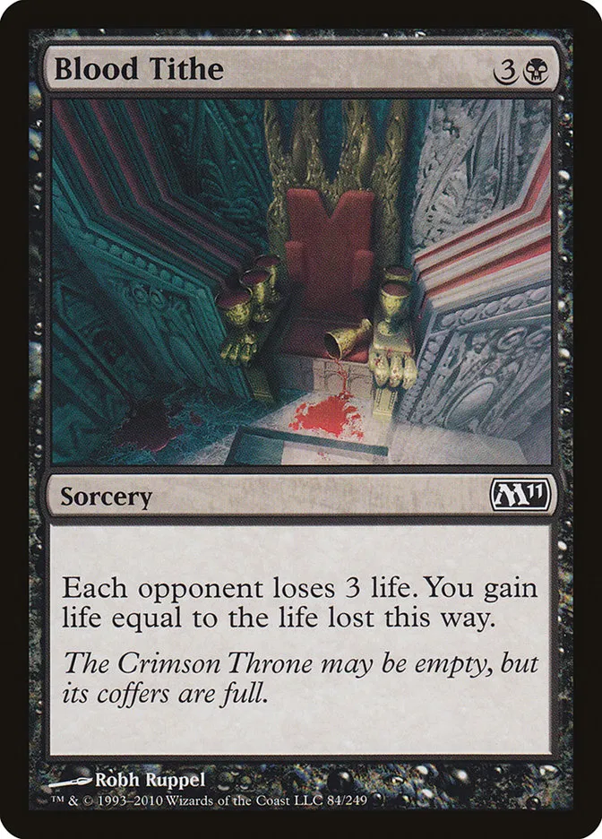 2010 Magic 2011 Blood Tithe common #84 common card image