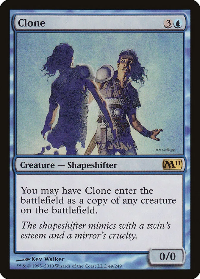 2010 Magic 2011 Clone rare #49 rare card image
