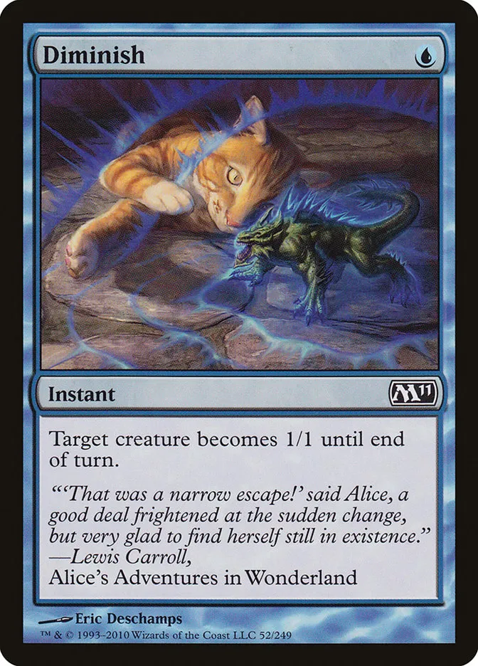 2010 Magic 2011 Diminish common #52 common card image