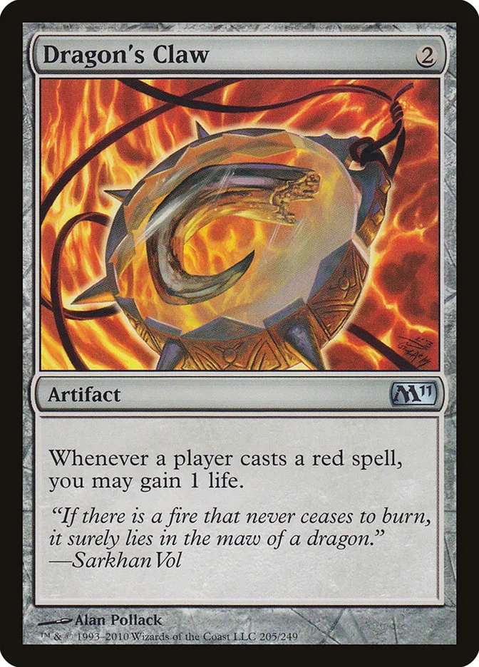 2010 Magic 2011 Dragon's Claw uncommon #205 uncommon card image
