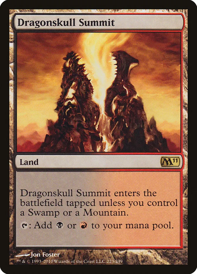 2010 Magic 2011 Dragonskull Summit rare #223 rare card image