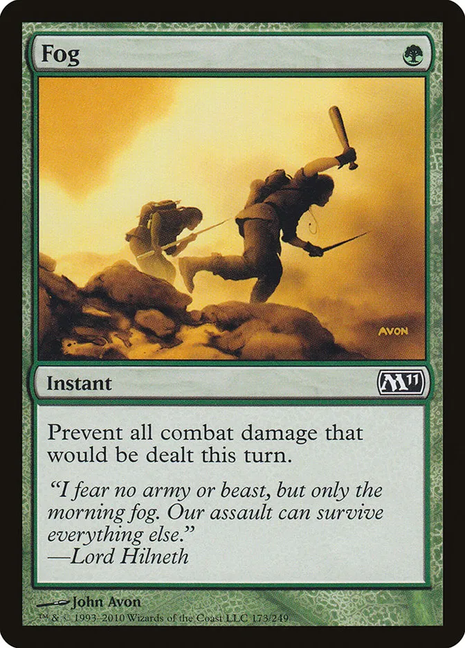2010 Magic 2011 Fog common #173 common card image