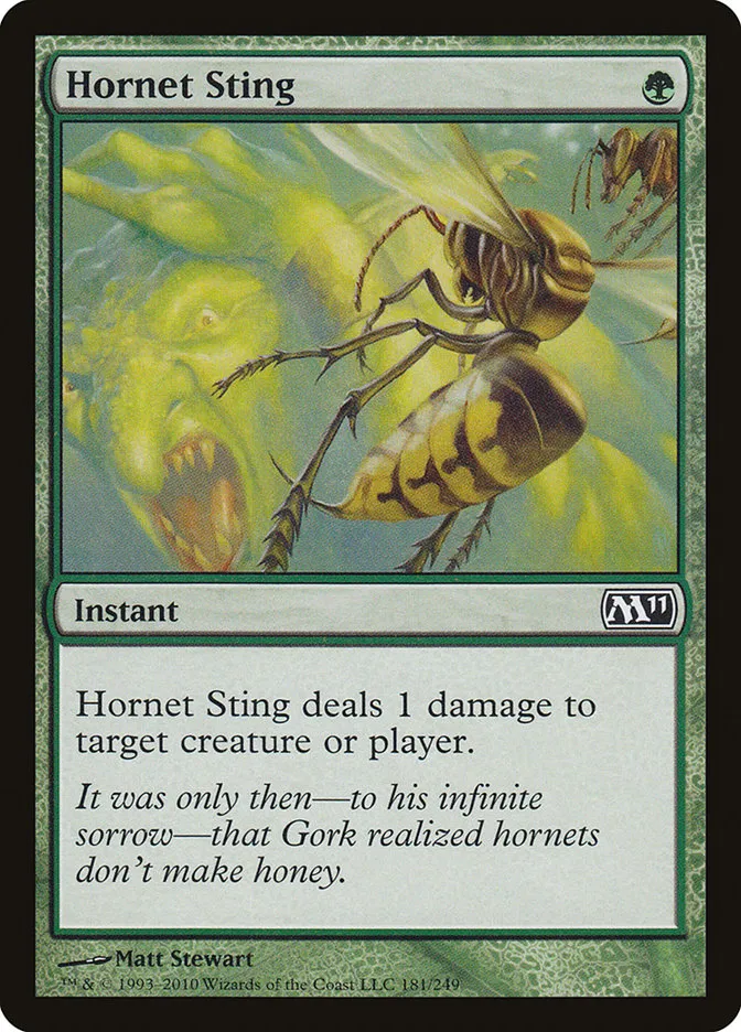 2010 Magic 2011 Hornet Sting common #181 common card image