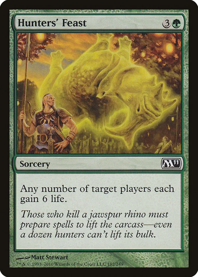 2010 Magic 2011 Hunters' Feast #182 common card image