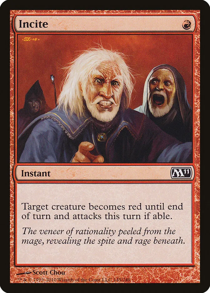 2010 Magic 2011 Incite common #145 common card image