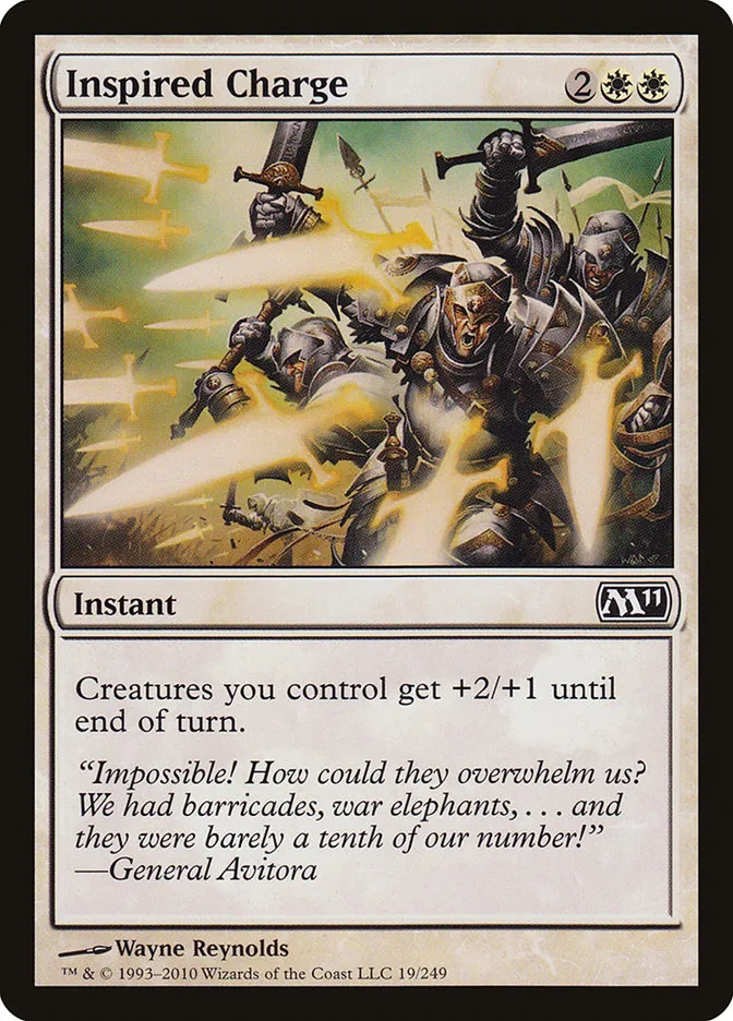 2010 Magic 2011 Inspired Charge common #19 common card image